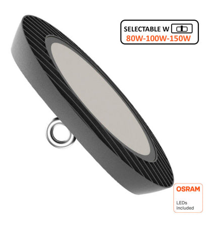 Campana Industrial LED 80W-100W-150W UFO ENDURANCE OSRAM CHIP DURIS E 2835