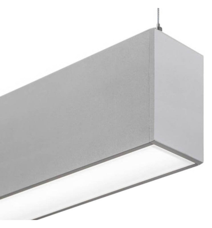 LED linjär pendellampa - MUNICH SILVER