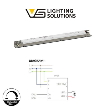 Lámpara Lineal Colgante LED - RICARDO NEGRO