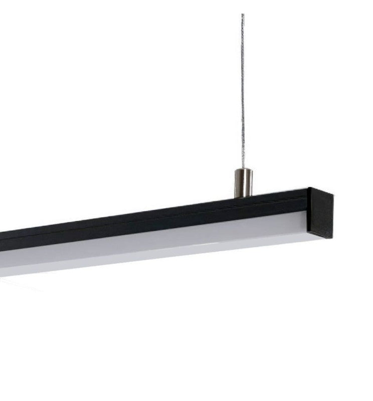 Linjär LED-pendellampa - 40W - KIRUNA - Svart