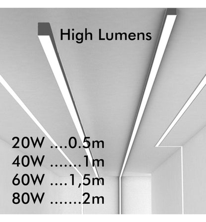 Regleta Lineal LED - MUNICH PLATA